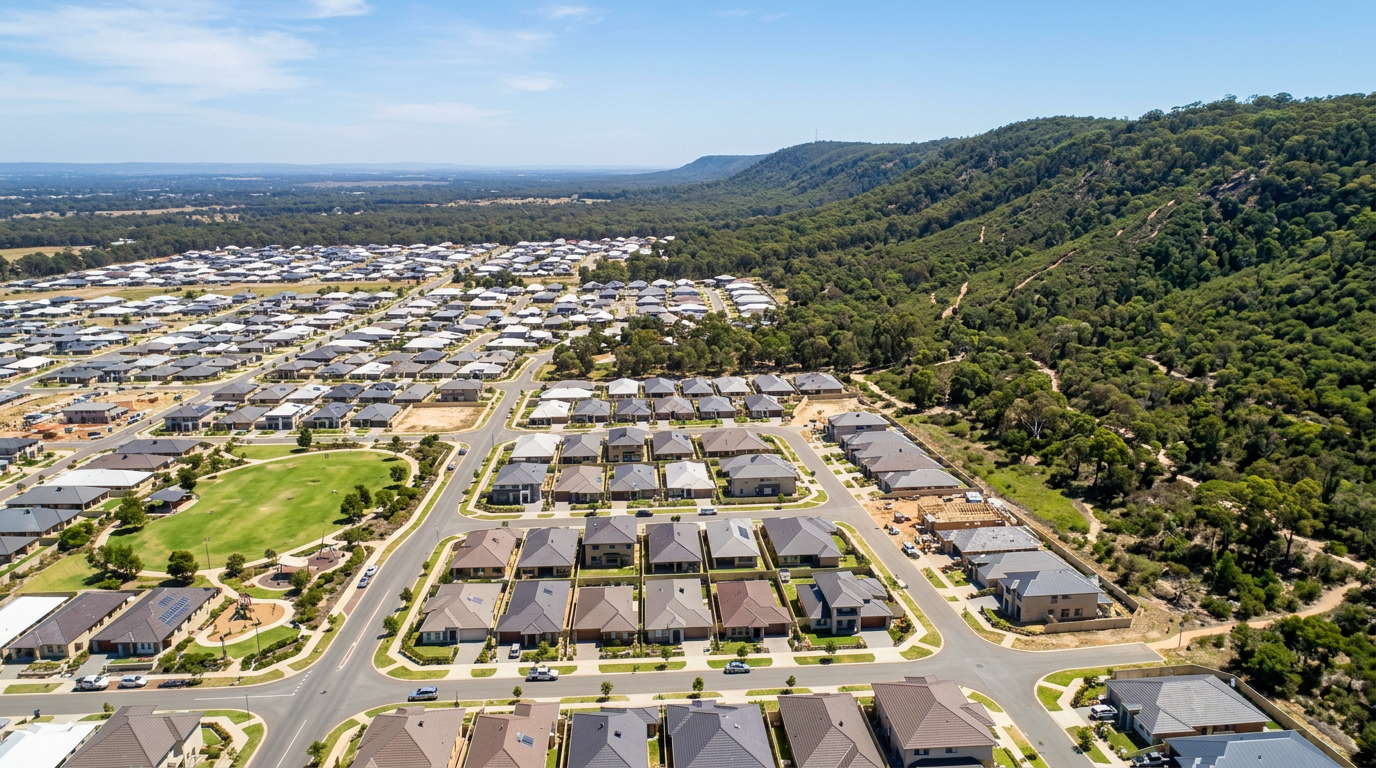 Byford, Perth — suburb streetscape